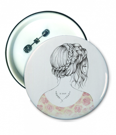 เข็มกลัด พิมพ์โลโก้ Girl Badge